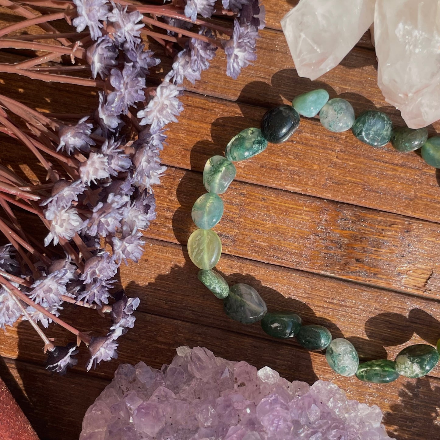 Moss Agate bracelet