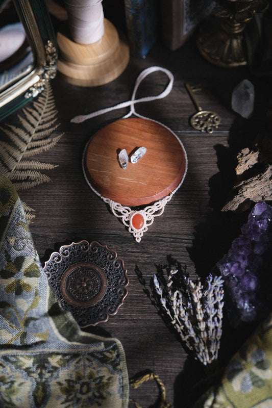 Girocollo ‘Rugiada’ con Corniola