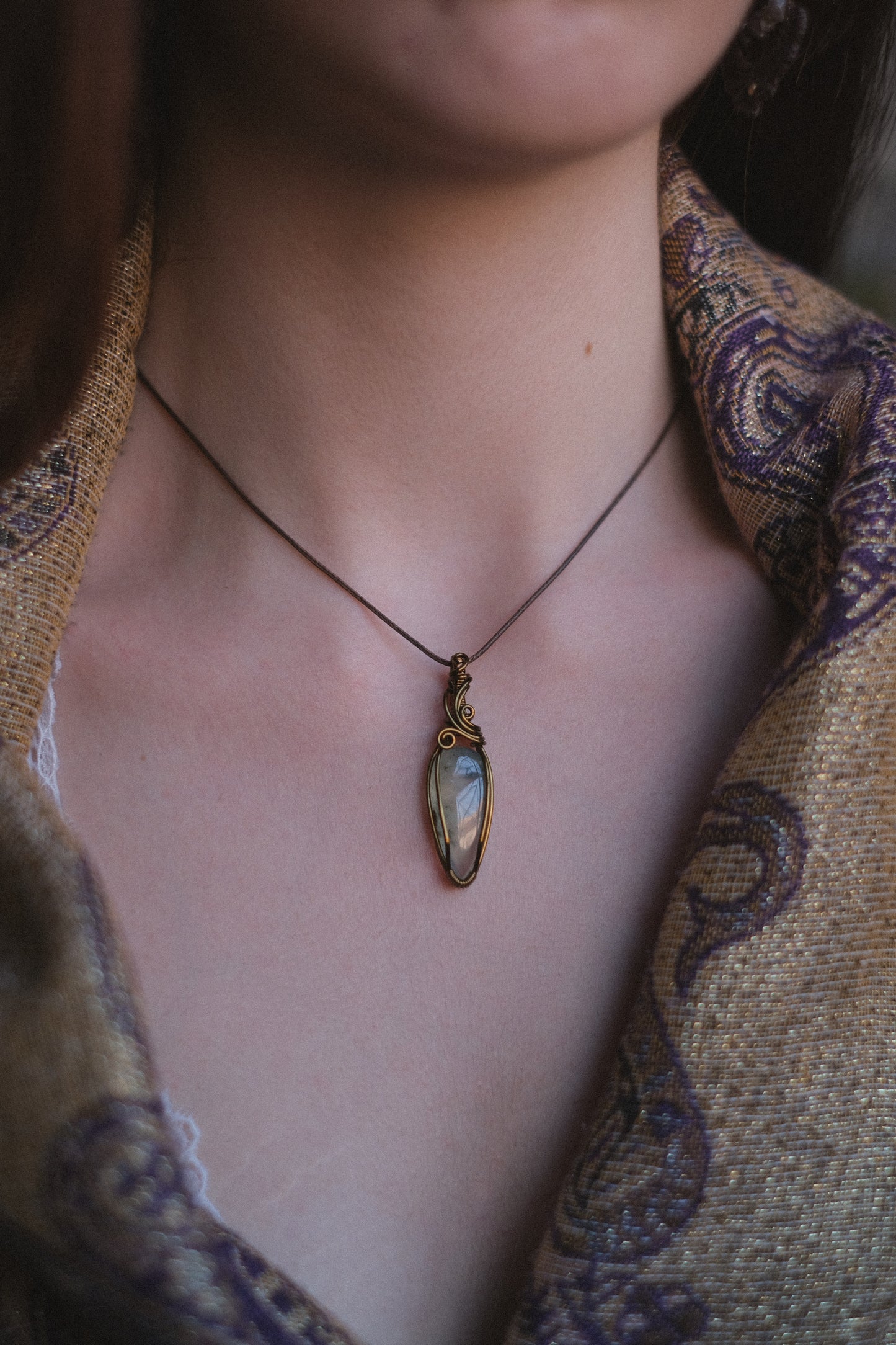 Ciondolo con Prehnite