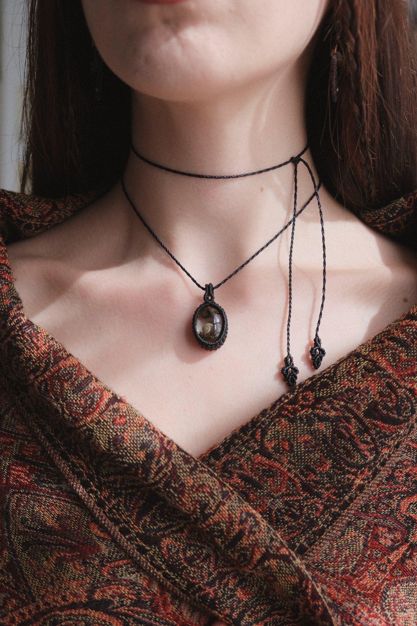 Undergrowth: macramé pendant