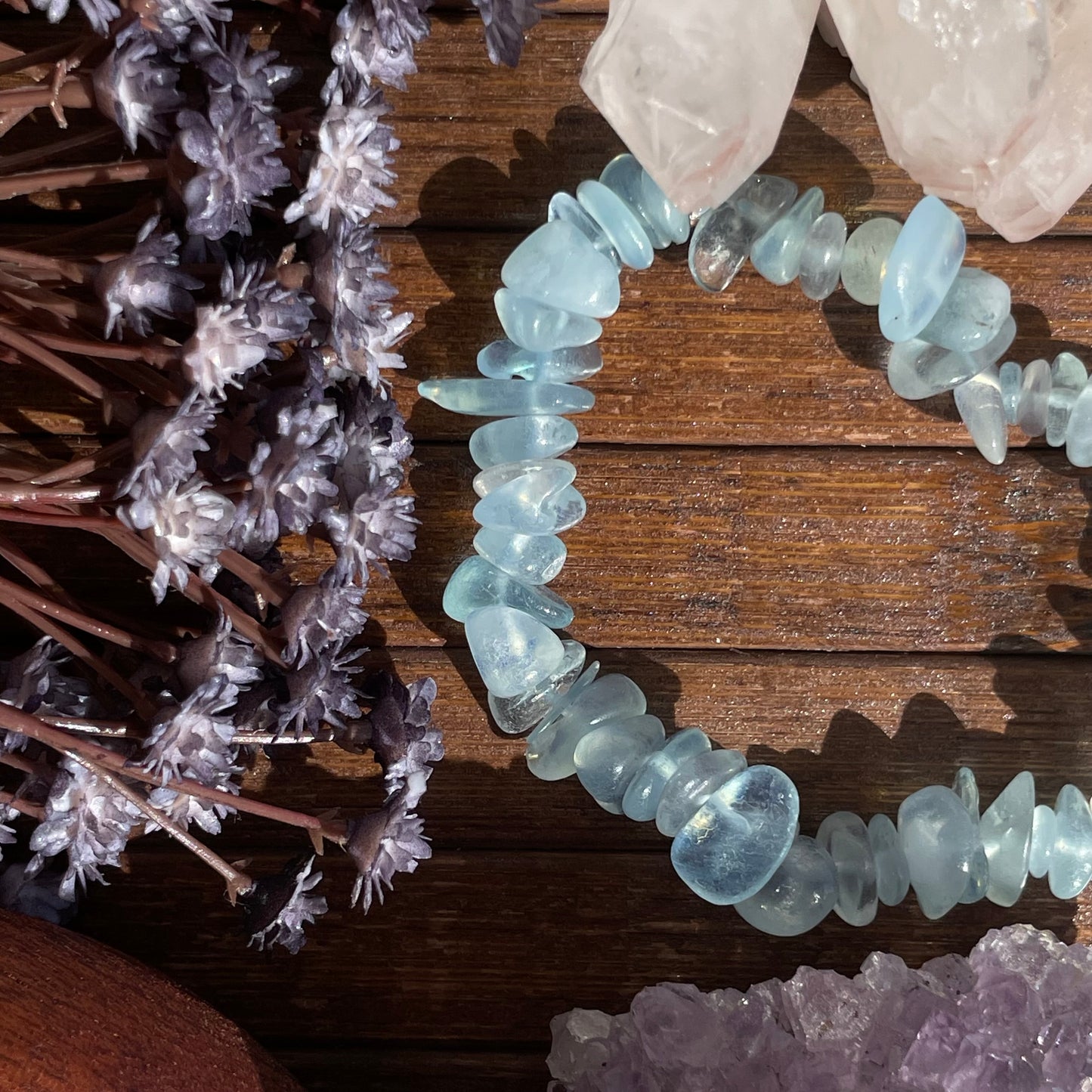 Aquamarine bracelet