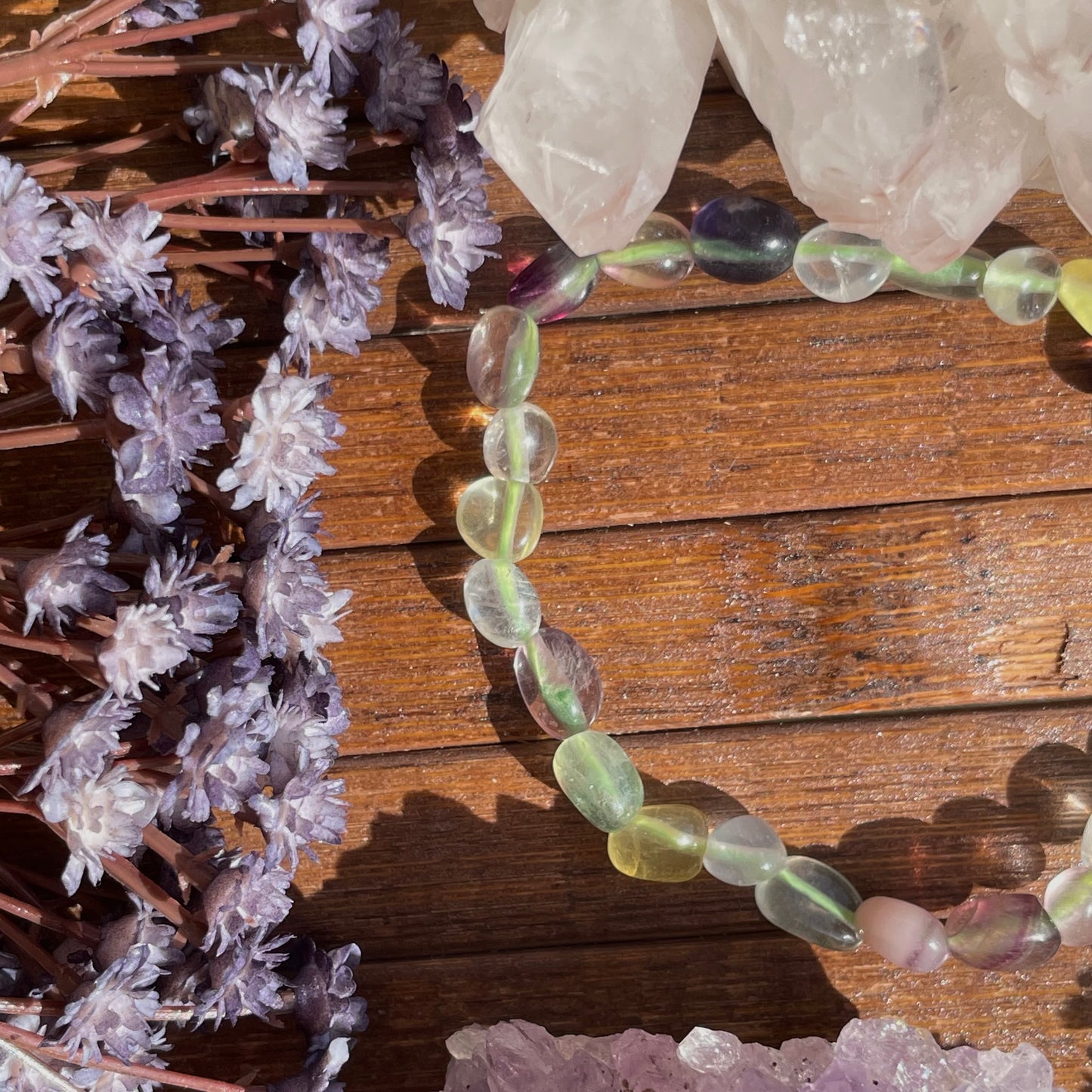 Multicolor Fluorite Bracelet