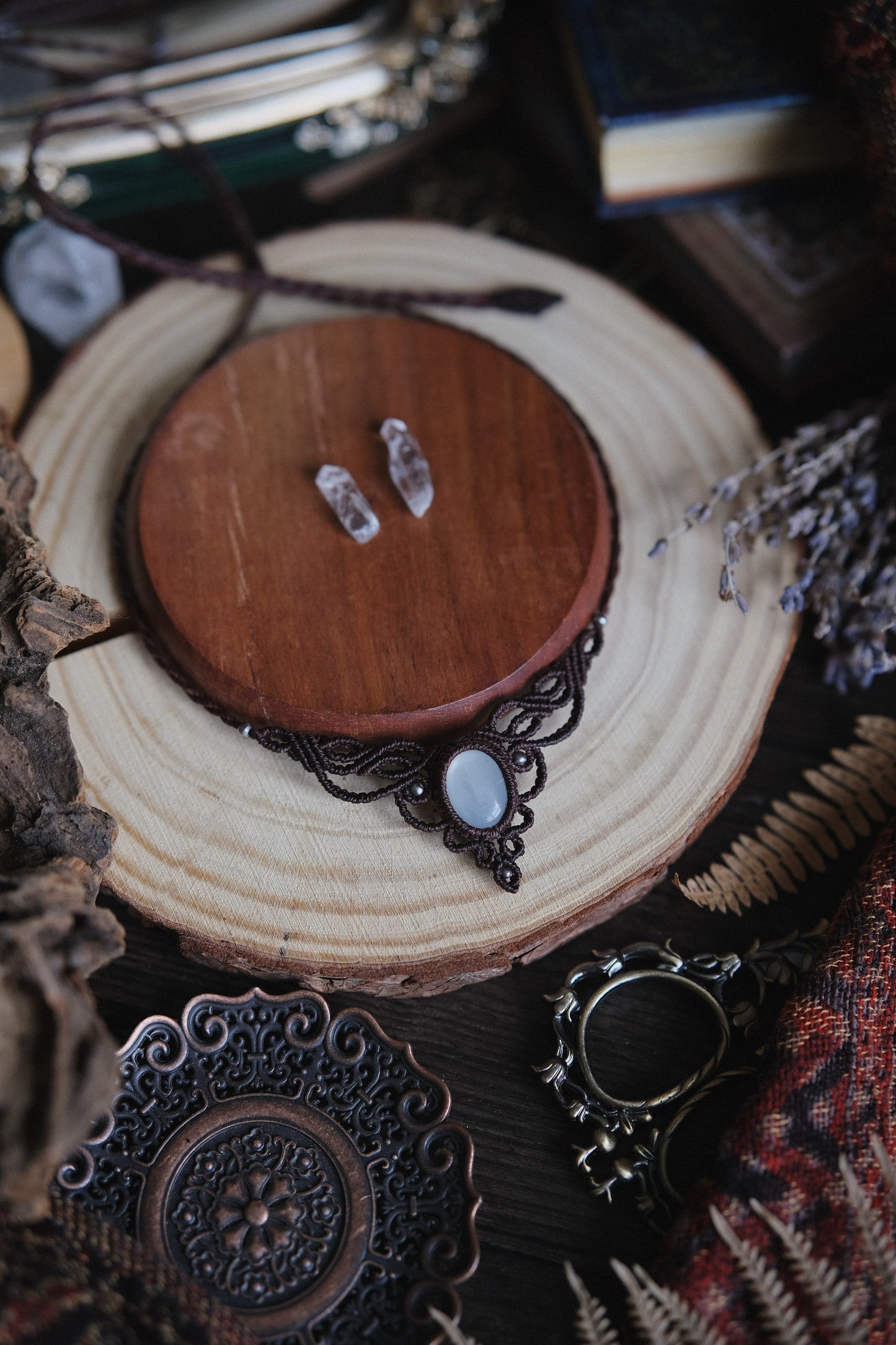 'Rugiada' Necklace with Adularia