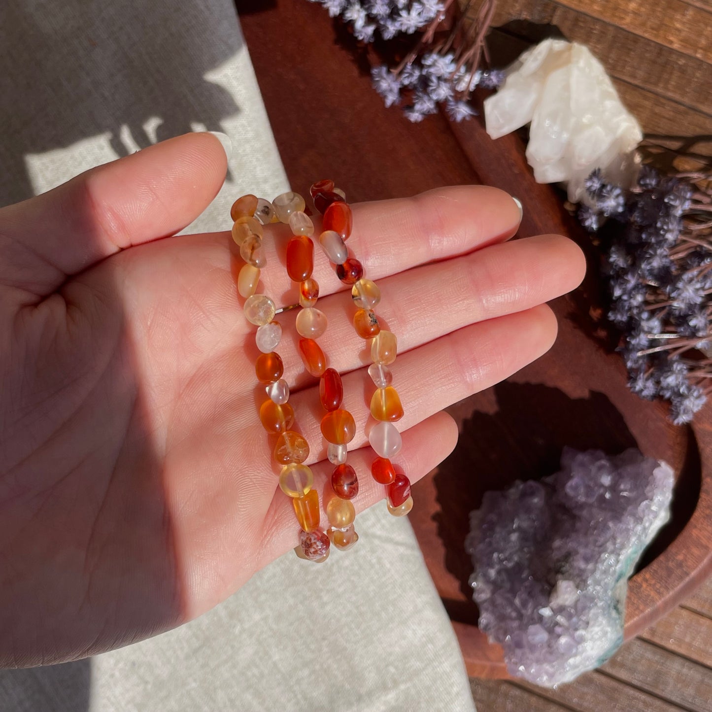 Carnelian bracelet