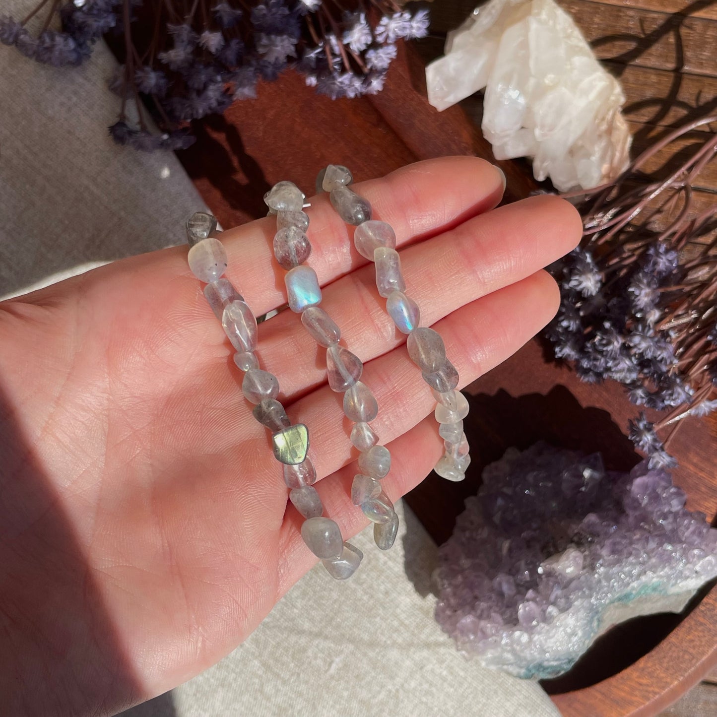 Labradorite bracelet