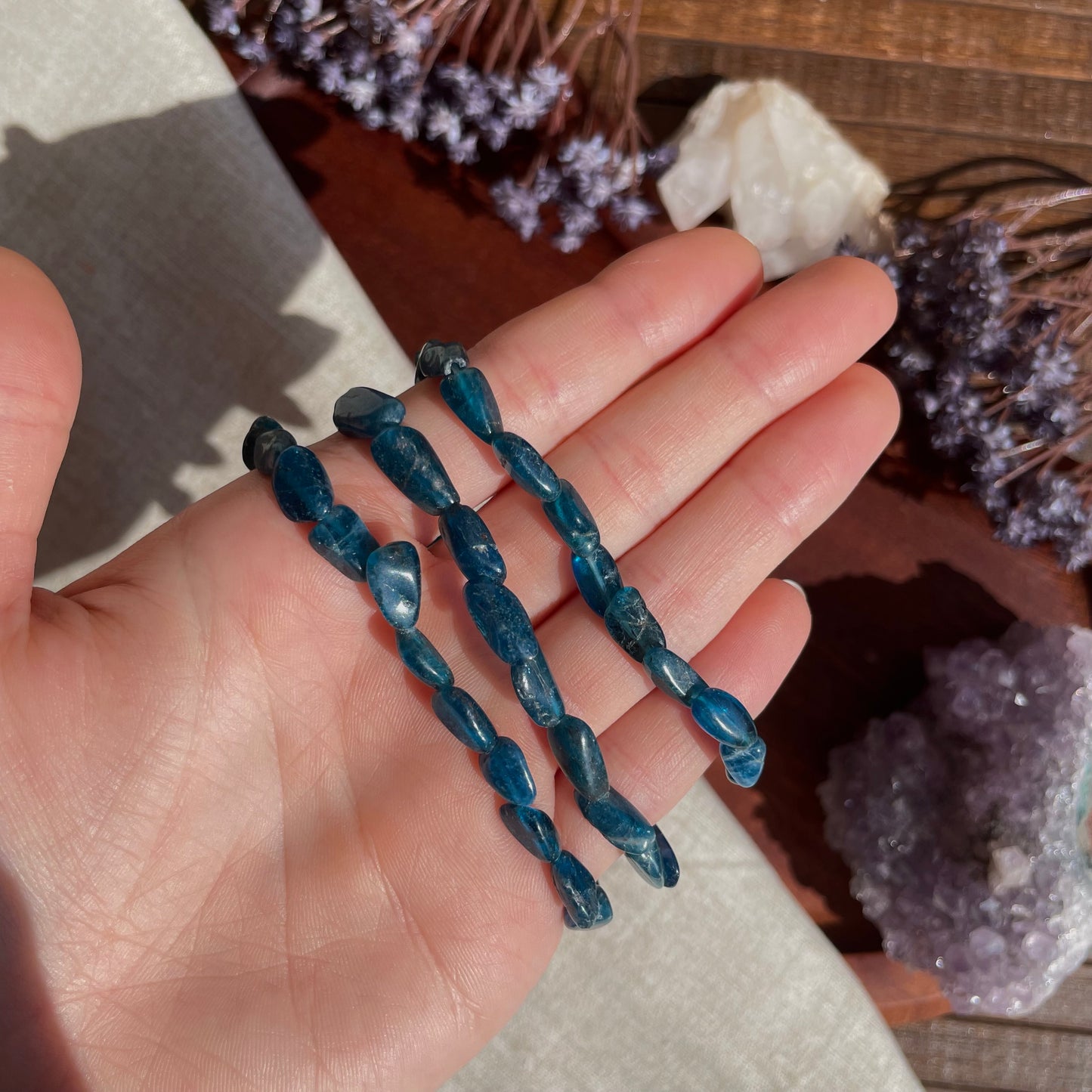 Apatite bracelet