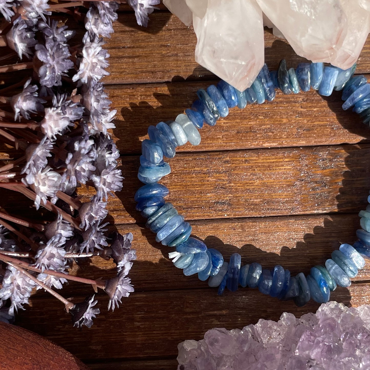 Blue Kyanite bracelet