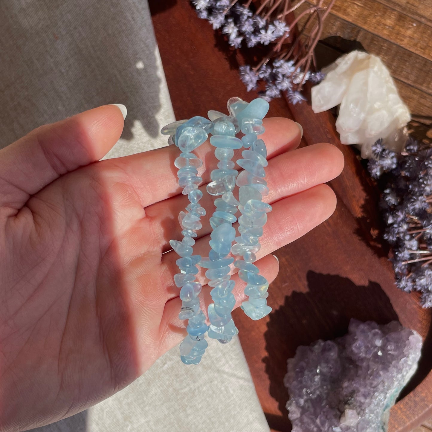 Aquamarine bracelet