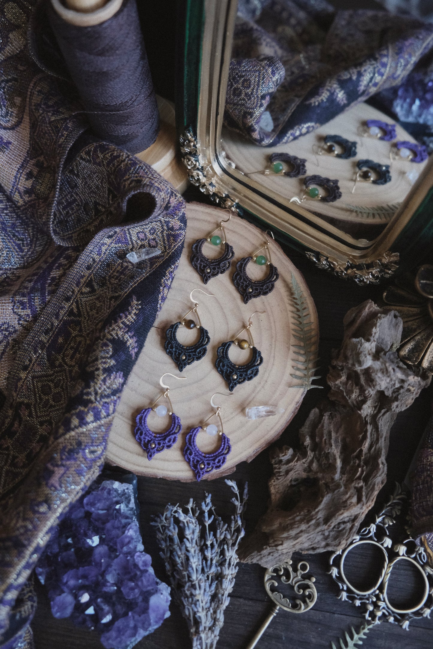 Orecchini ‘Alyndra’ con Avventurina Verde