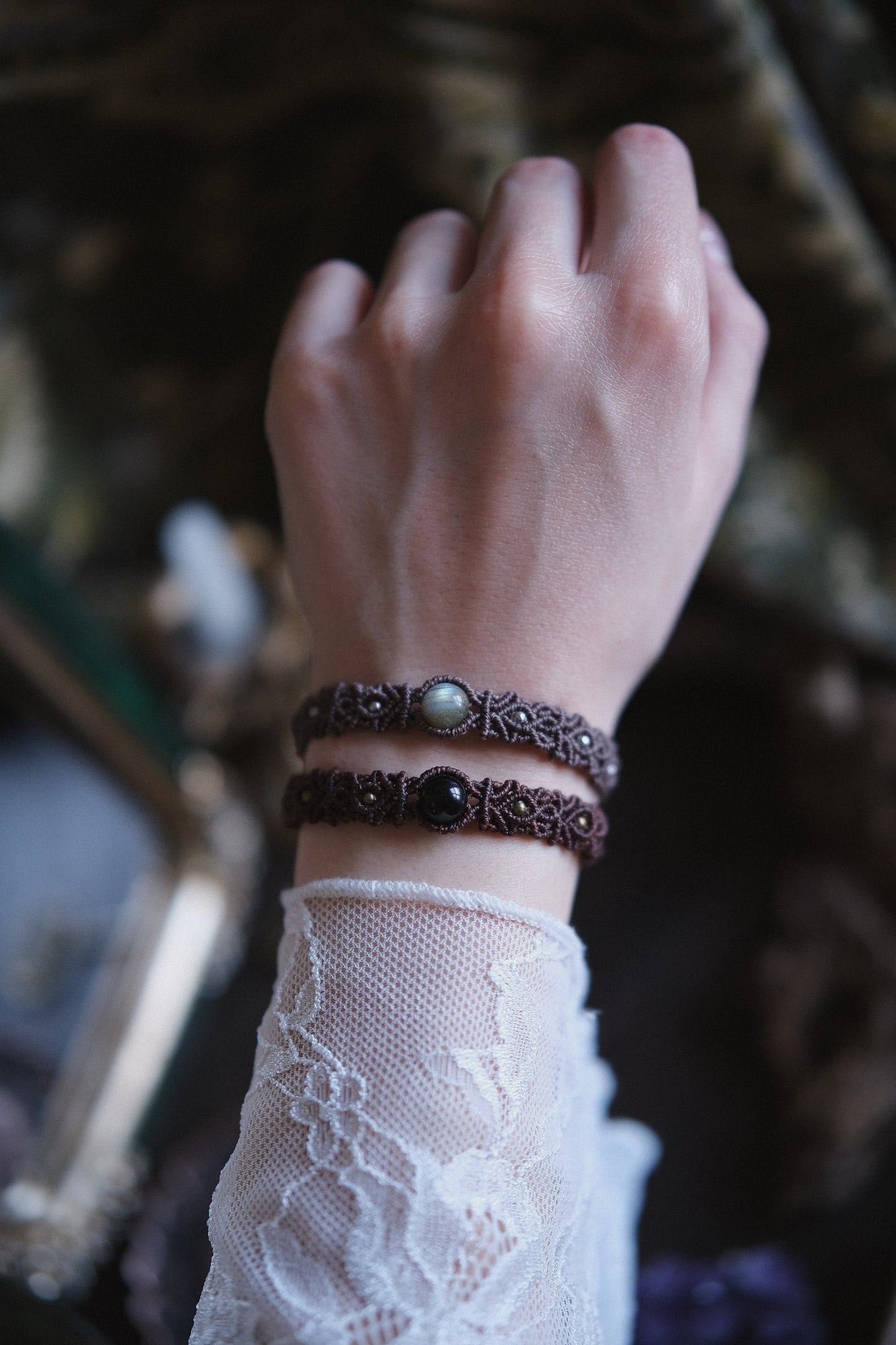 Bracciale ‘Rowan’ con Ossidiana