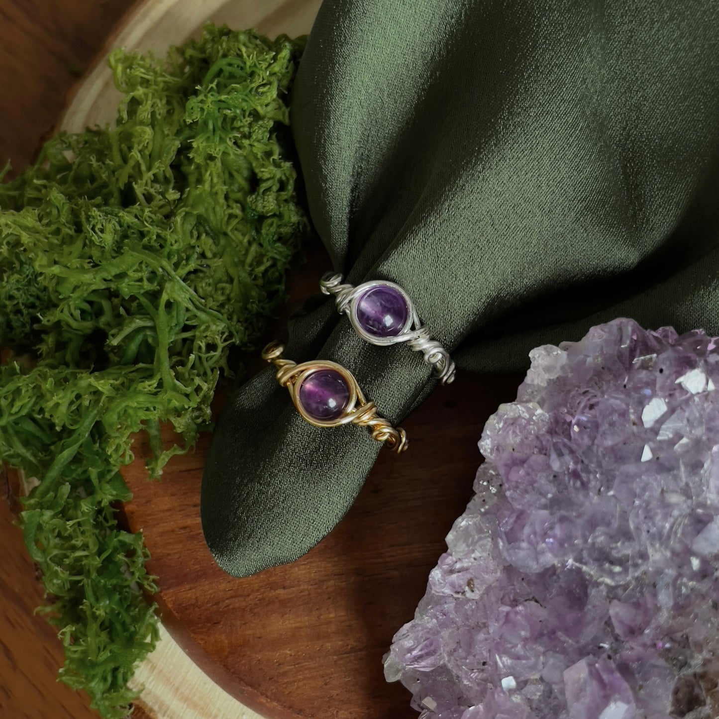 Miriel ring in Amethyst