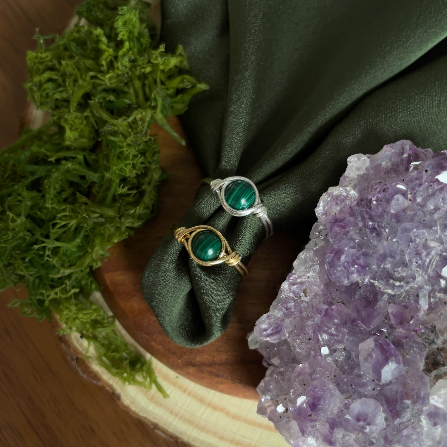 Minimal ring in Malachite
