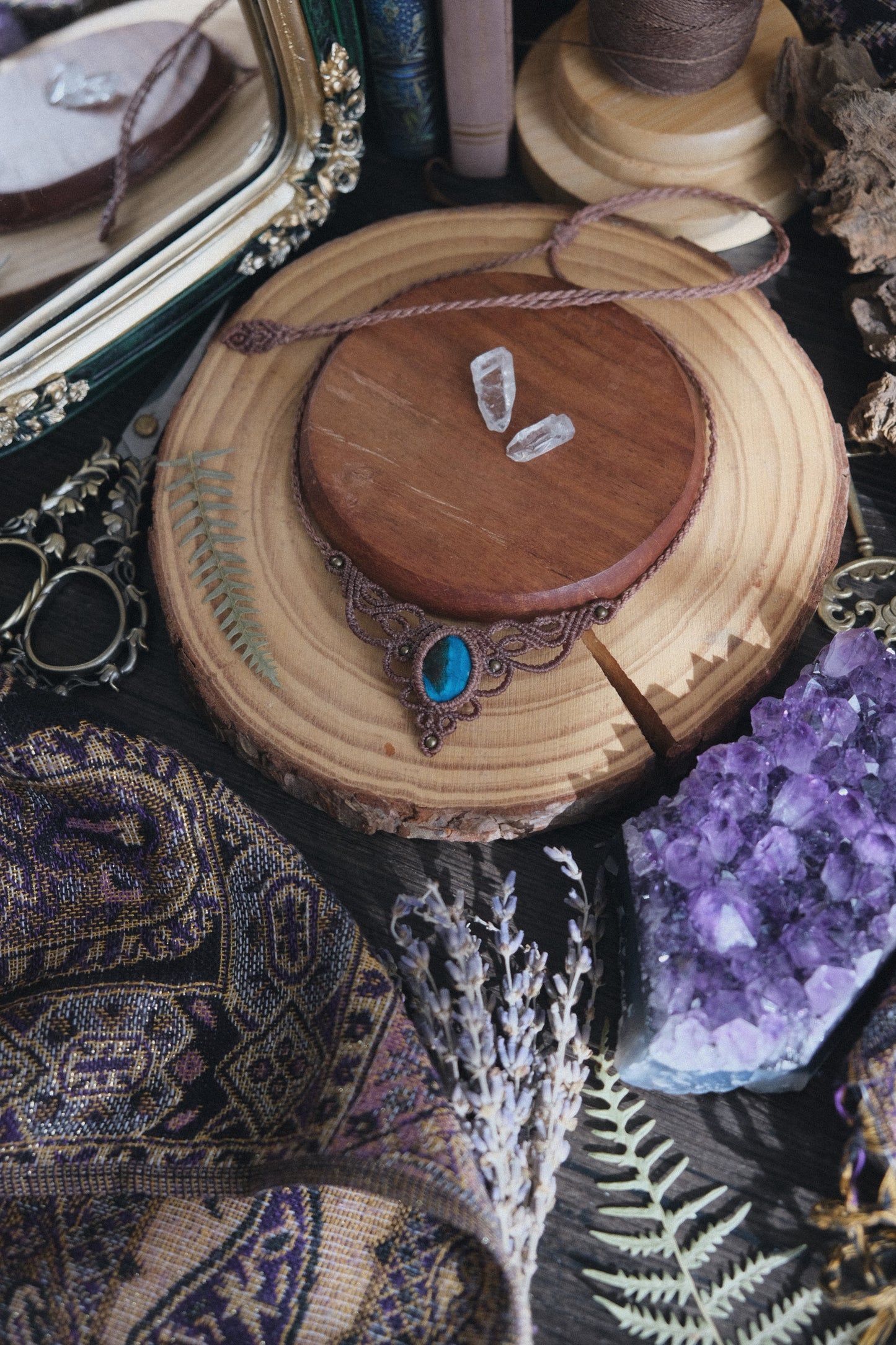 'Rugiada' Choker with Chrysocolla