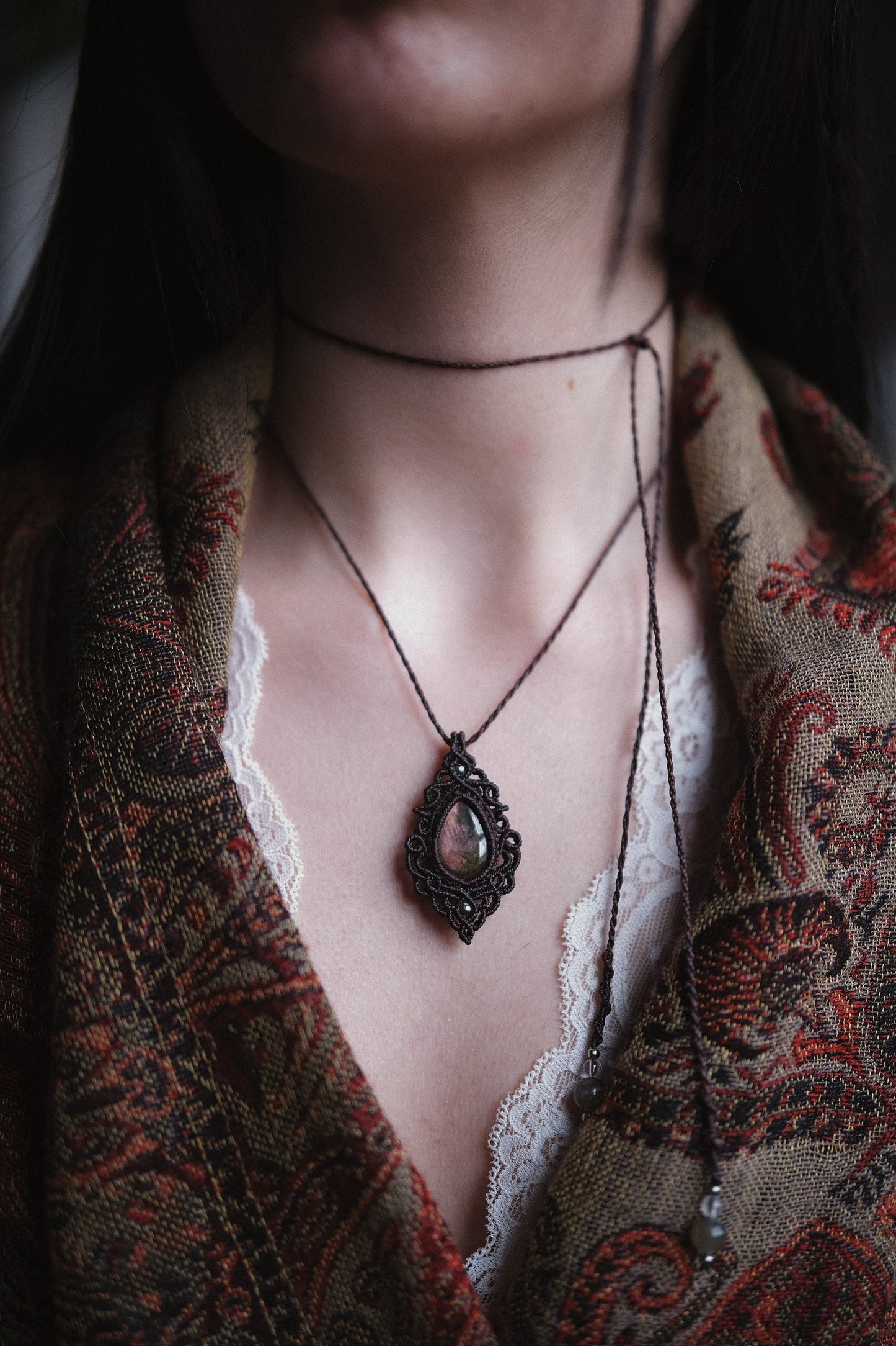 'Nhalia' Pendant with Labradorite