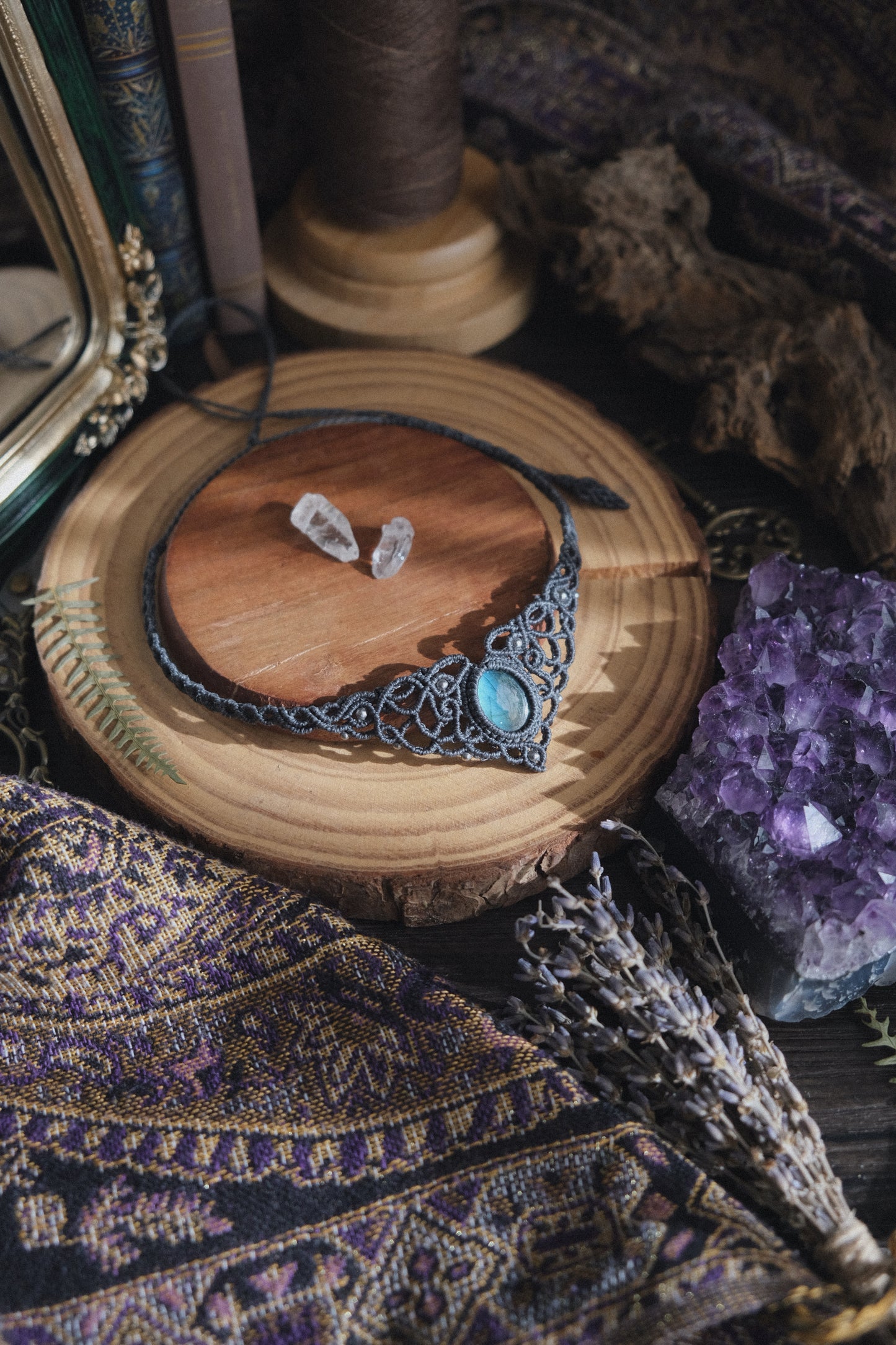 Girocollo ‘Salice’ con Labradorite