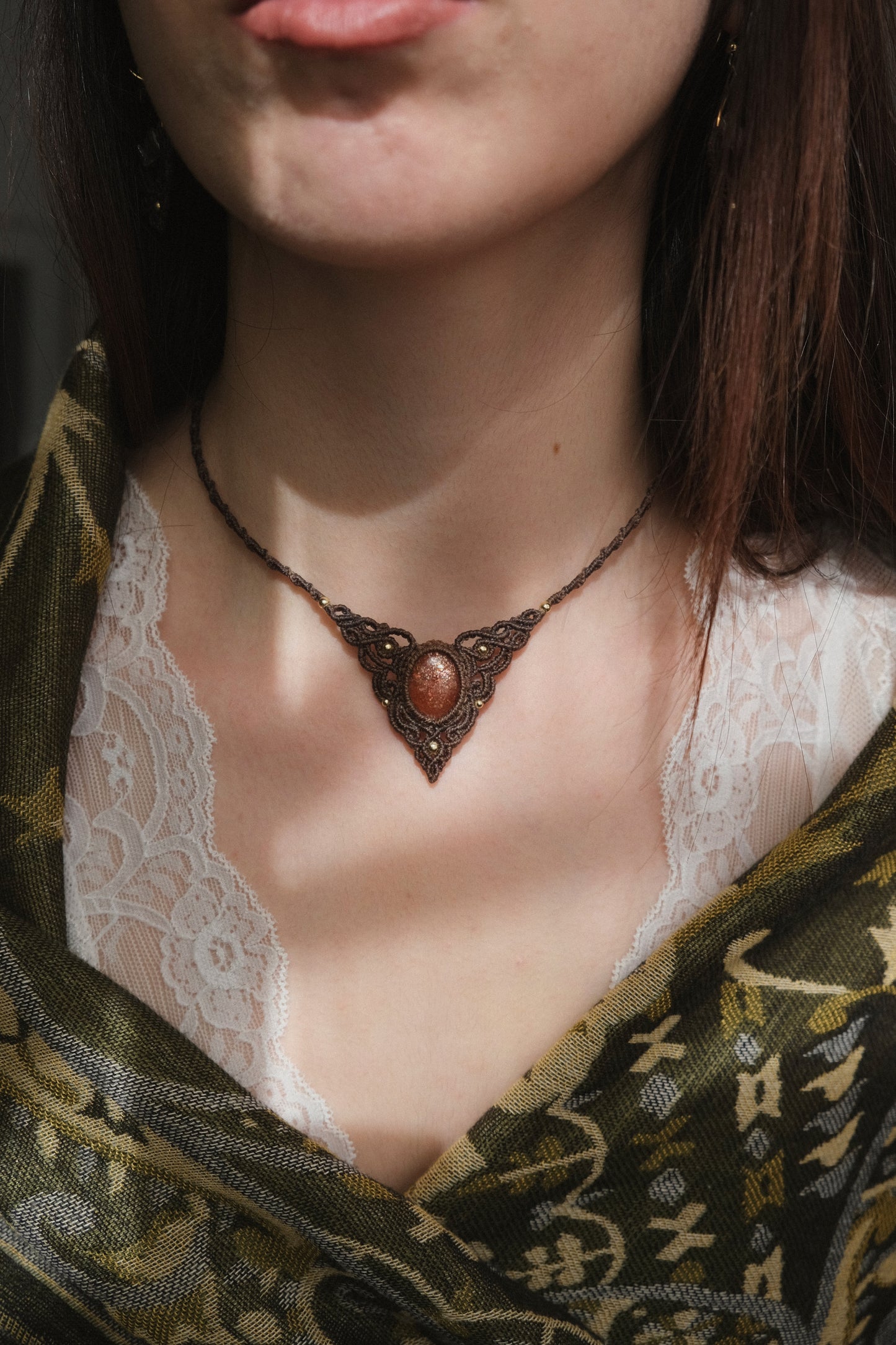 'Ithil' Sunstone Necklace