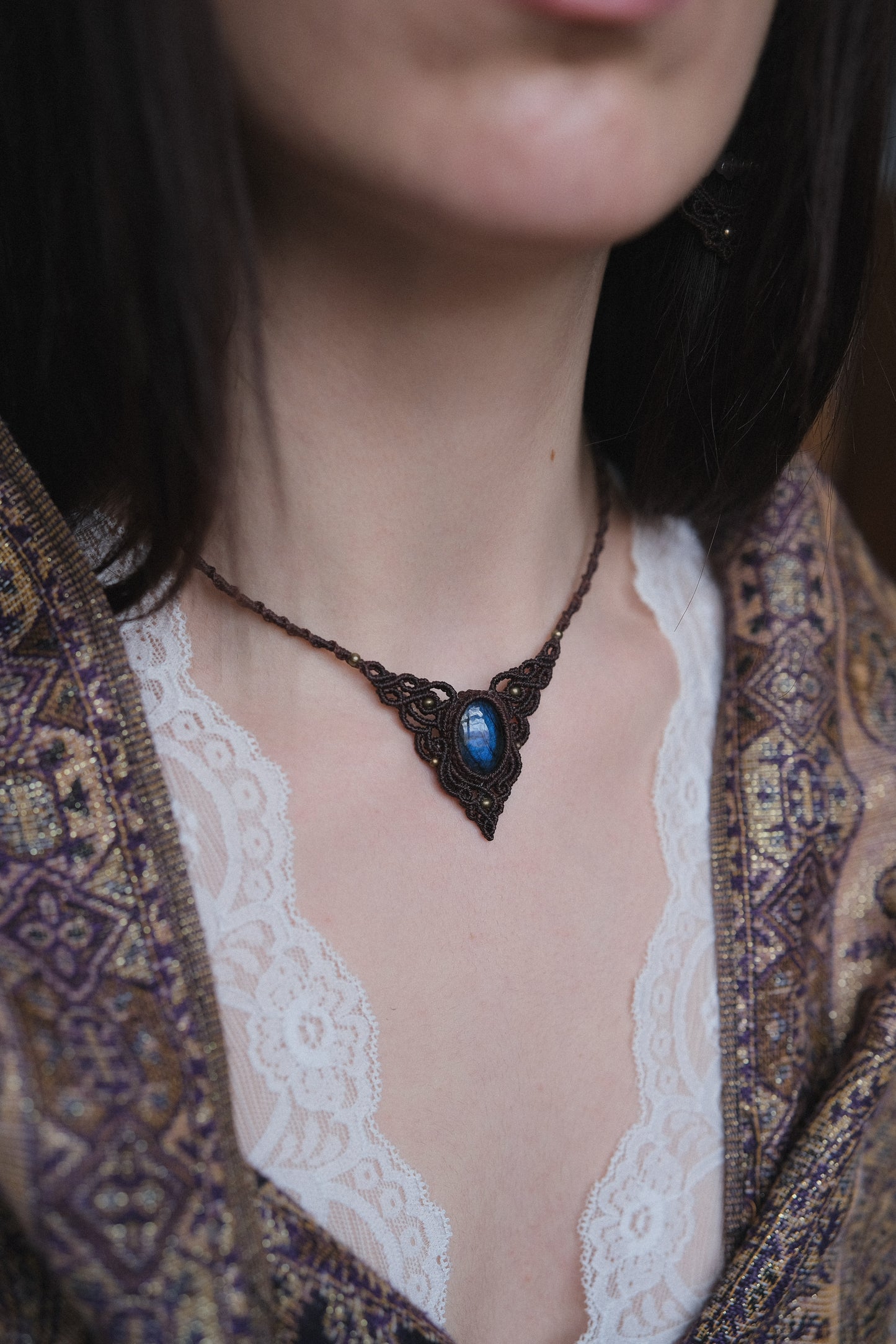 'Ithil' Choker with Labradoite