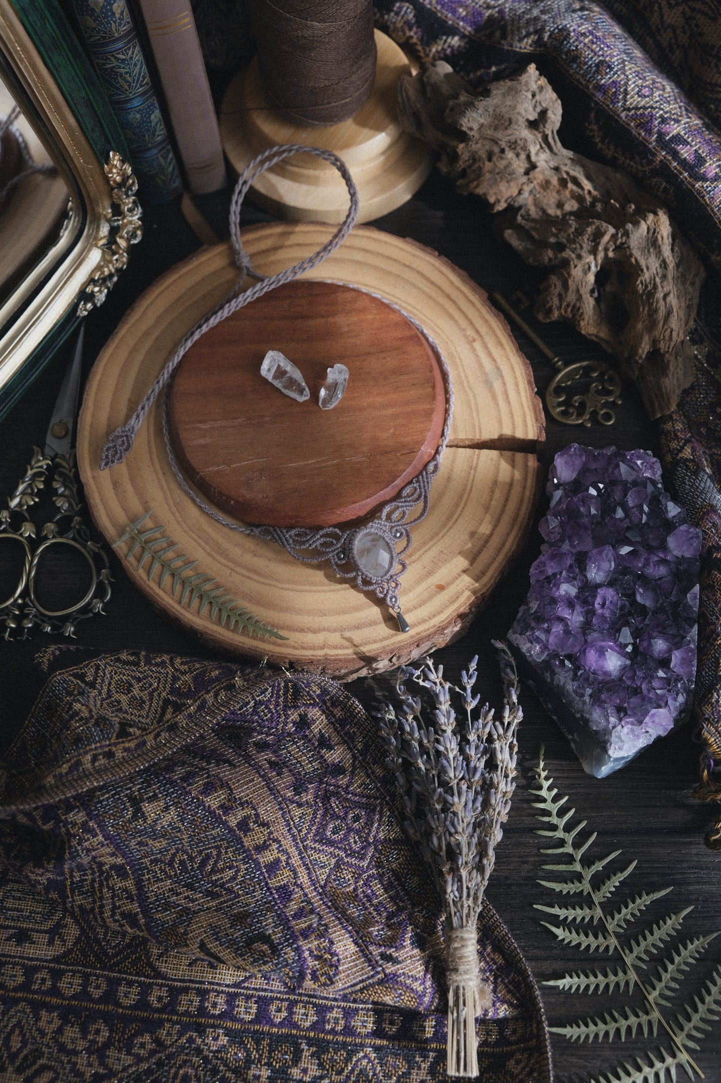 'Dew' Choker with Clear Quartz