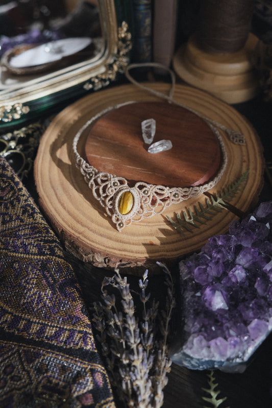 'Willow' Choker with Tiger's Eye