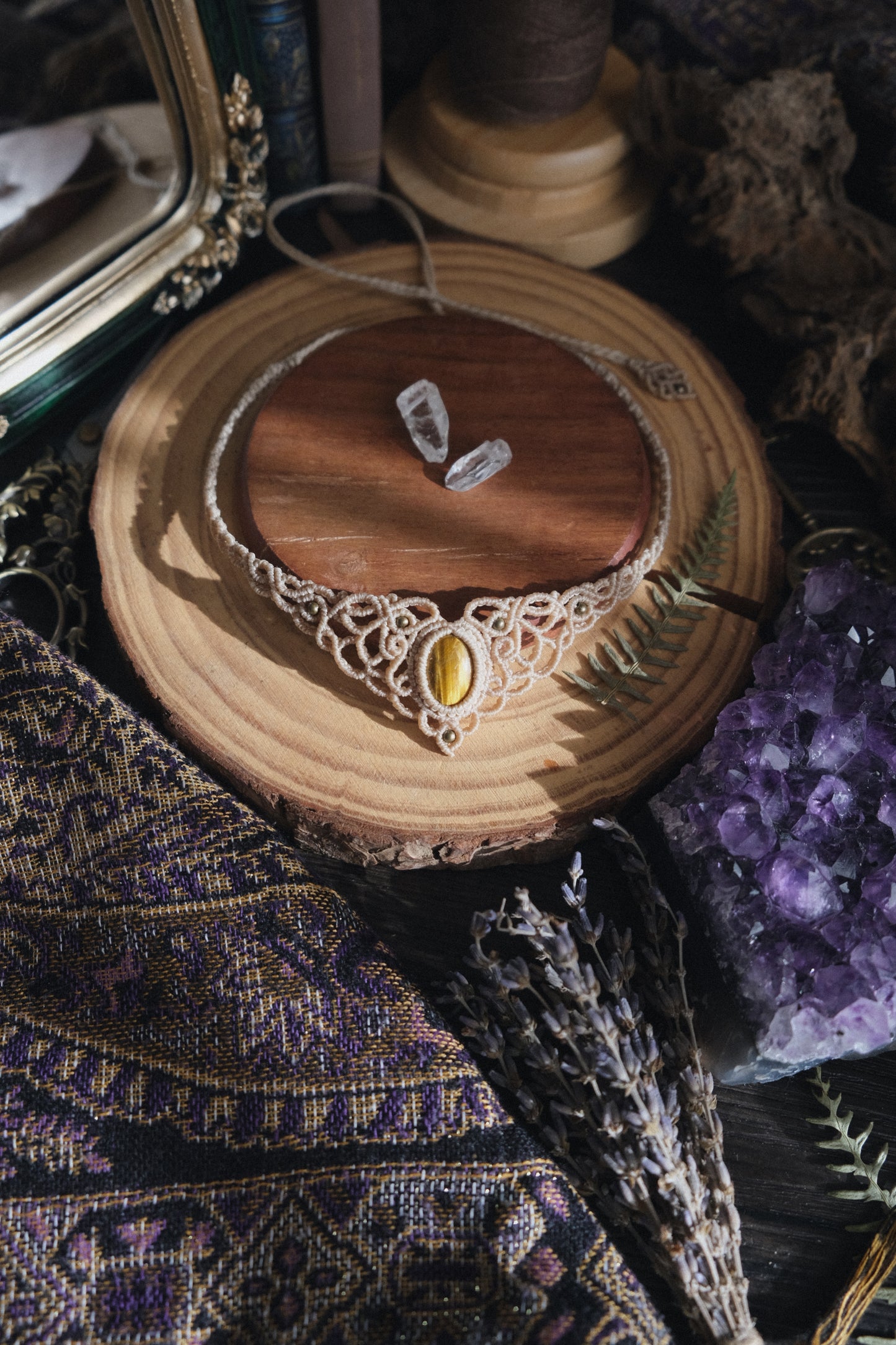 'Willow' Choker with Tiger's Eye