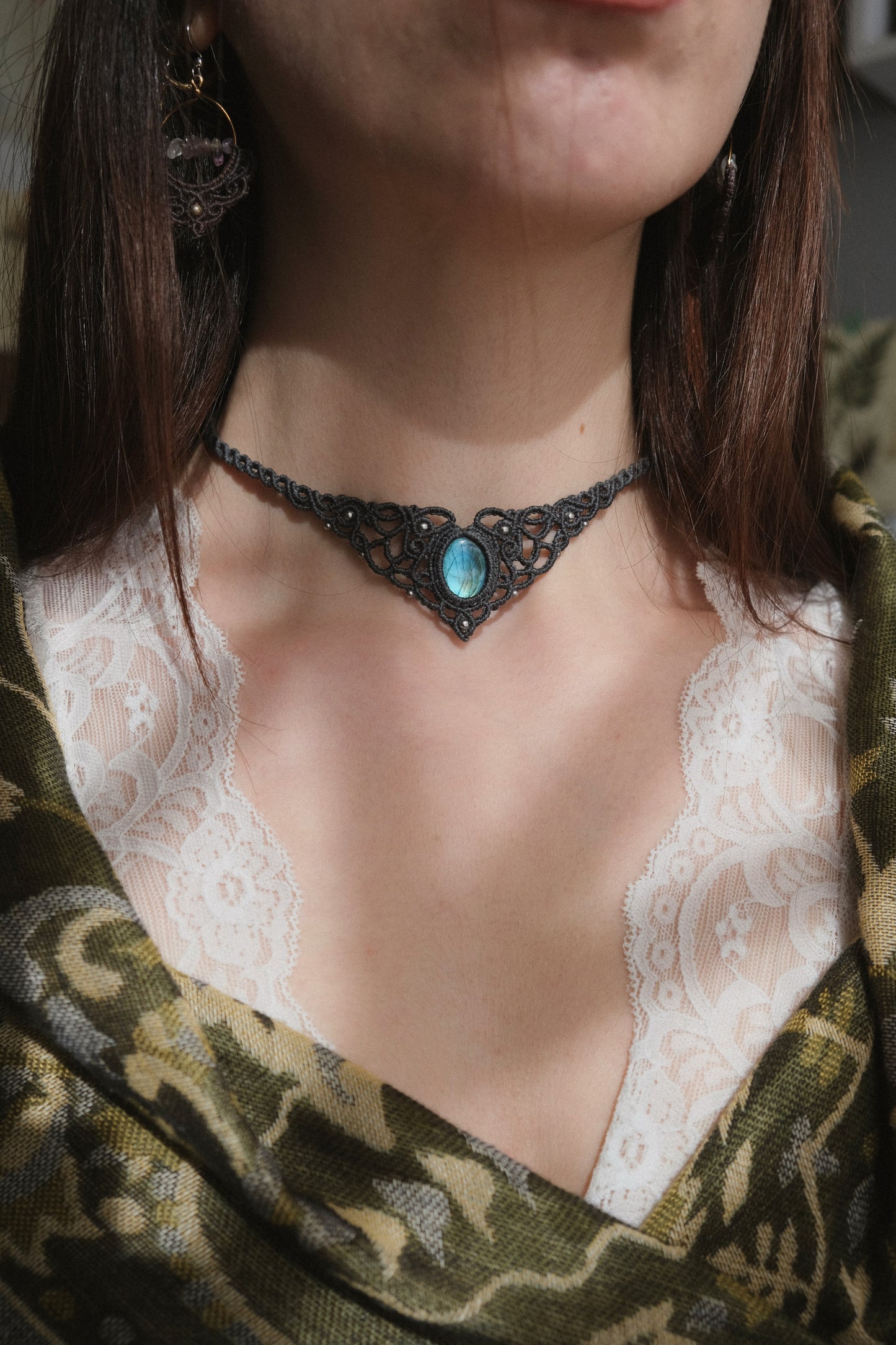 Girocollo ‘Salice’ con Labradorite