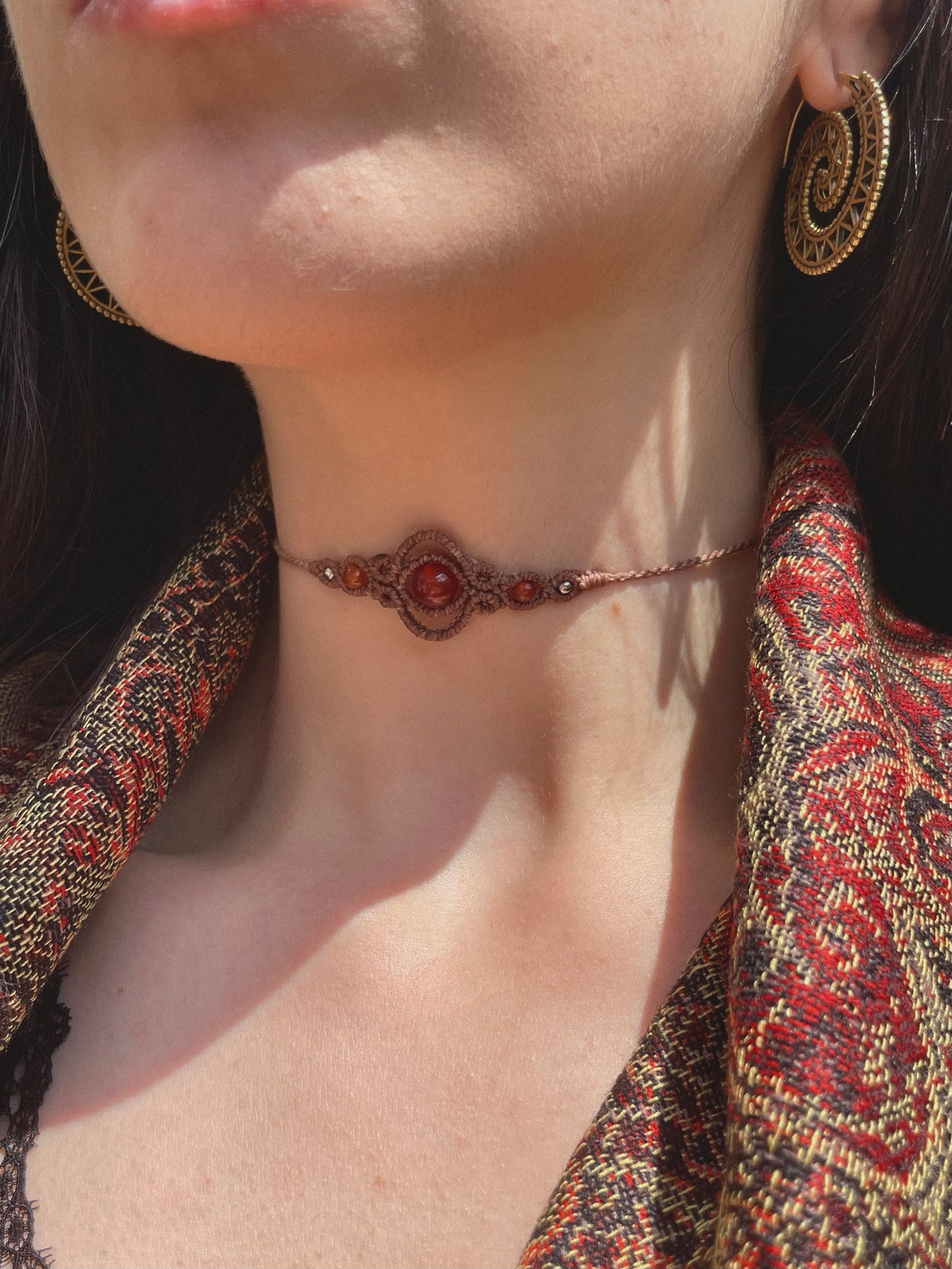 ‘Dittamo’ Choker con Corniola