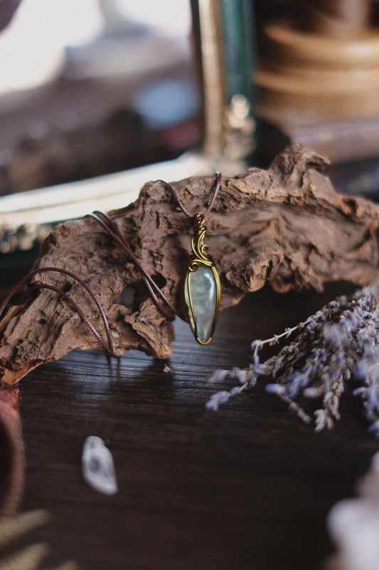 Ciondolo con Prehnite