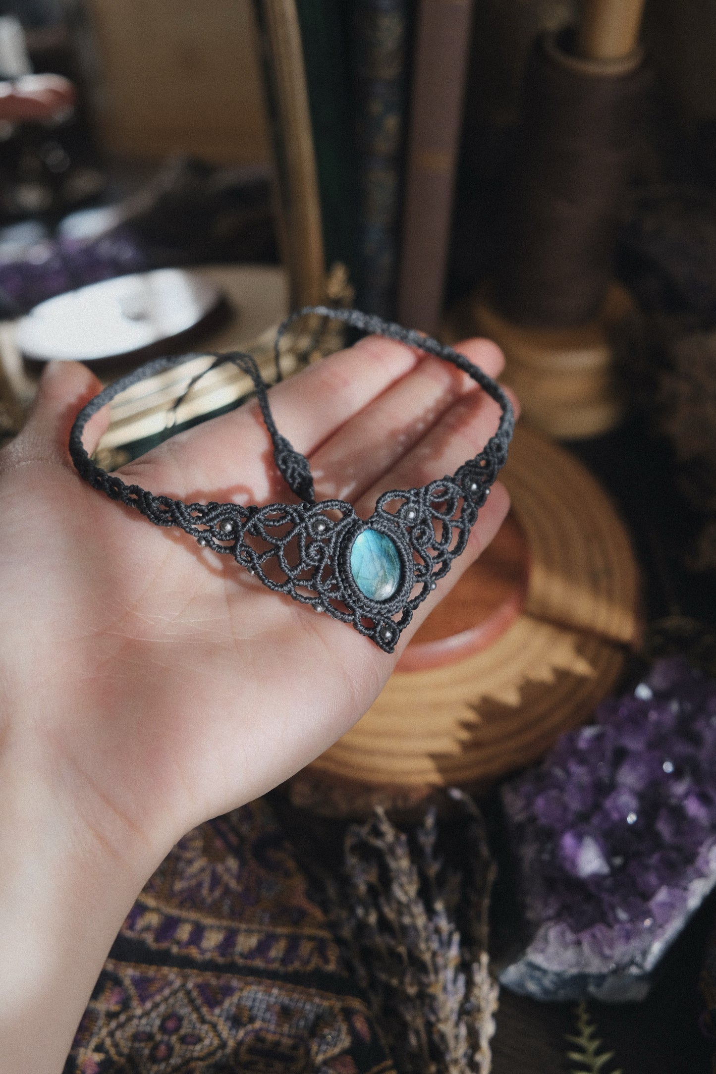 Girocollo ‘Salice’ con Labradorite