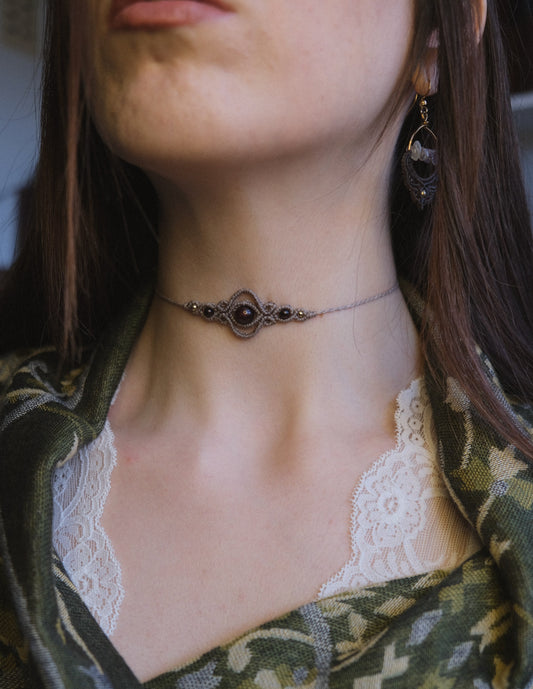 Choker ‘Dittamo’ con Granato