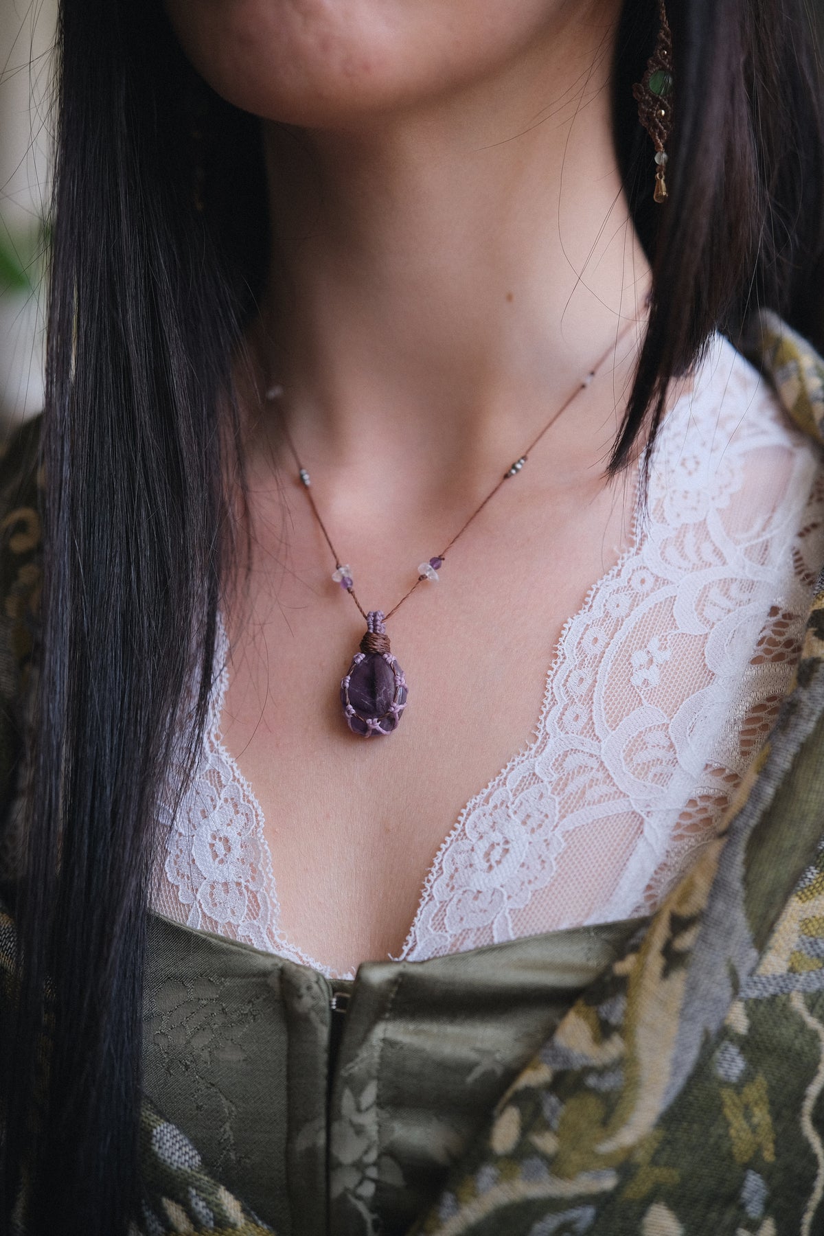 Anhänger mit Amethyst