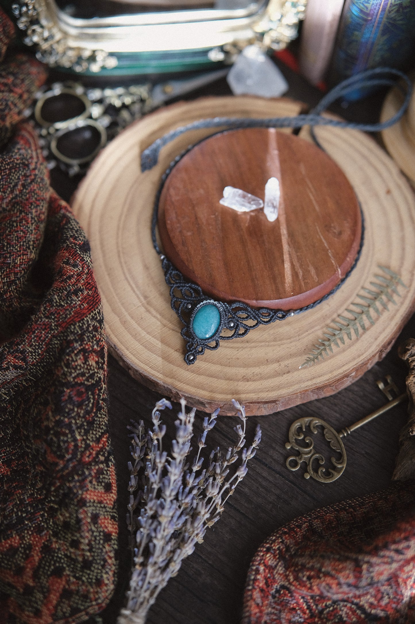 'Silene' Choker with Amazonite