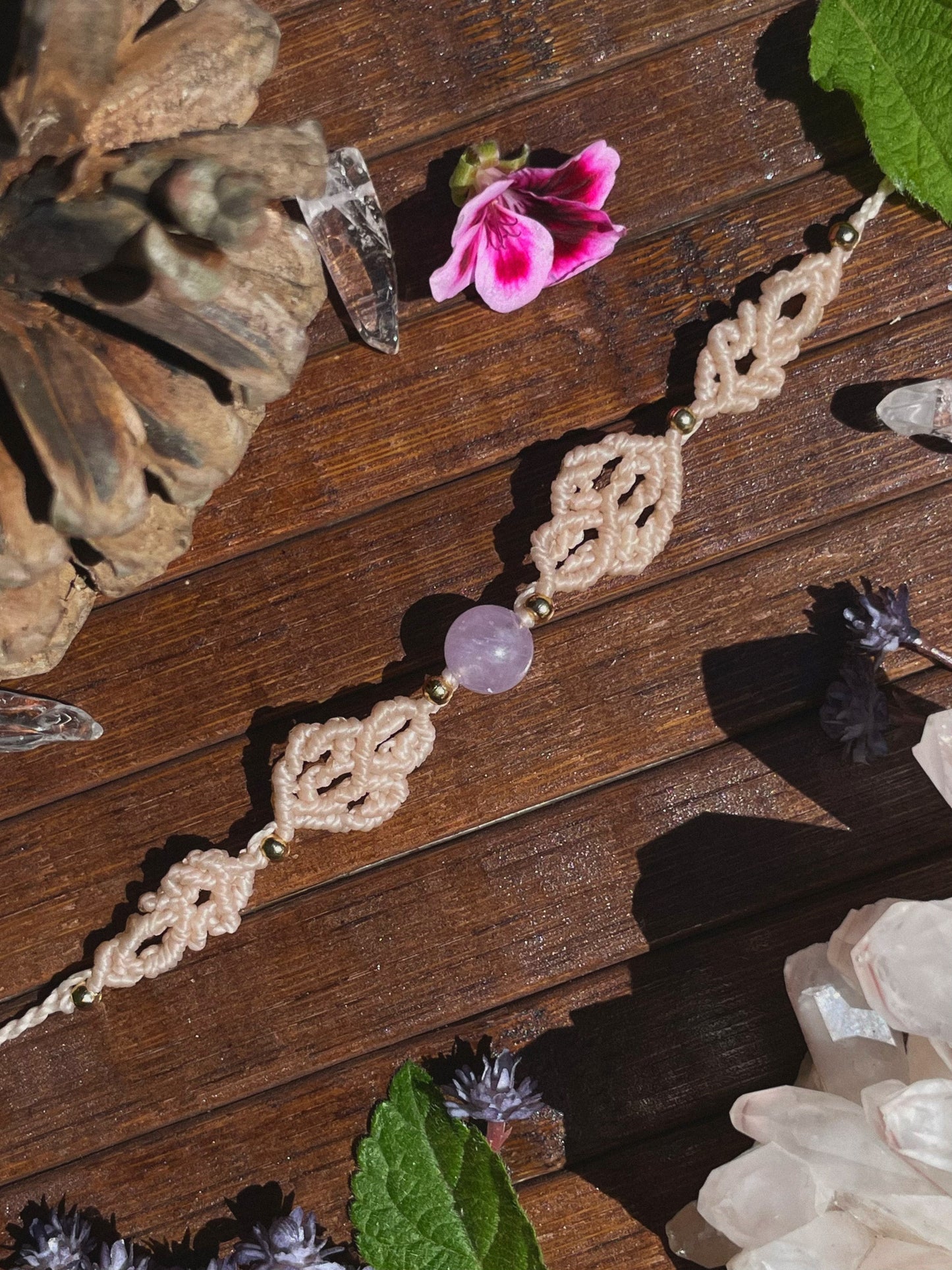 ‘Amaryllis’ Choker con Ametista Lavanda