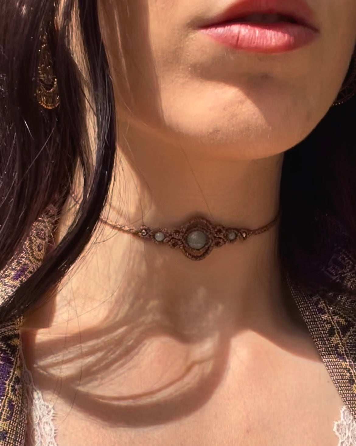 ‘Dittamo’ Choker con Acquamarina