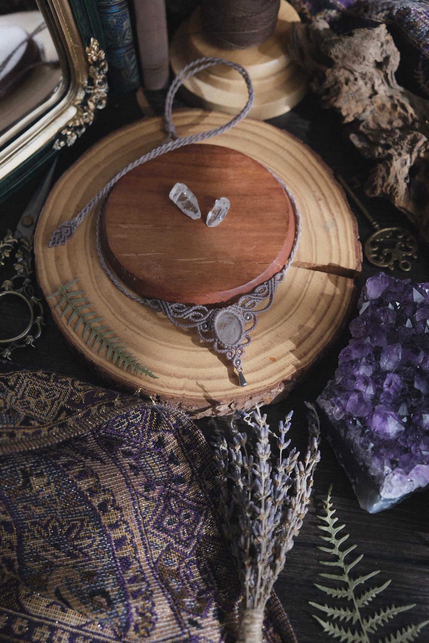 'Dew' Choker with Clear Quartz