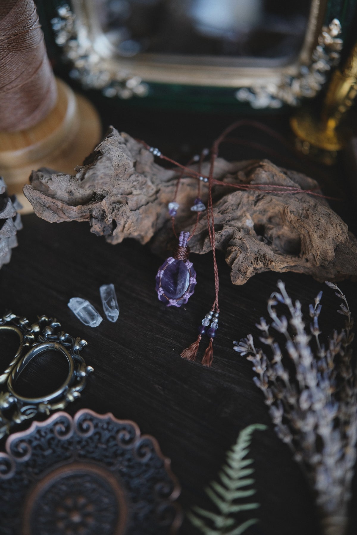 Anhänger mit Amethyst