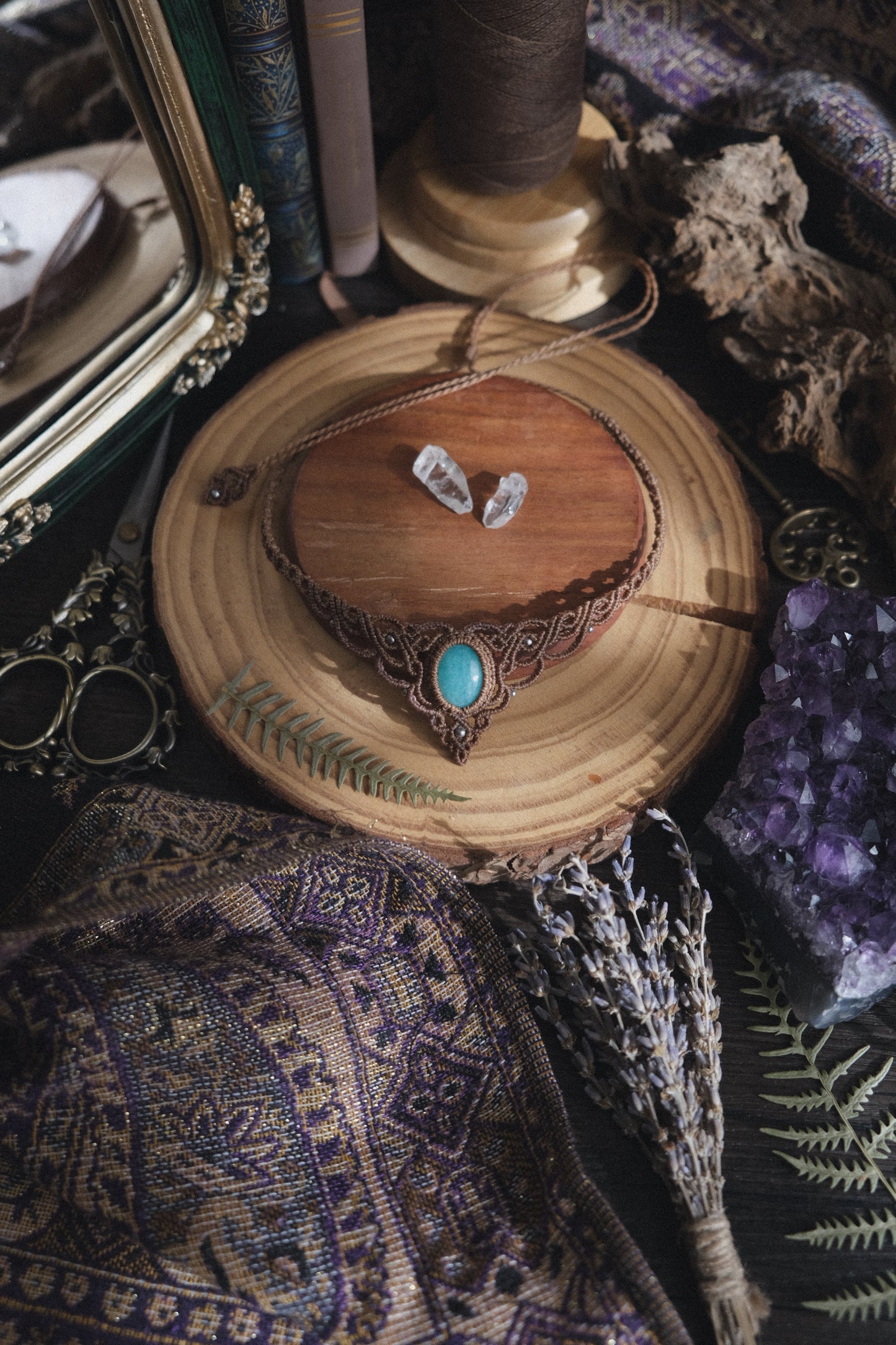 'Driade' Choker with Amazonite