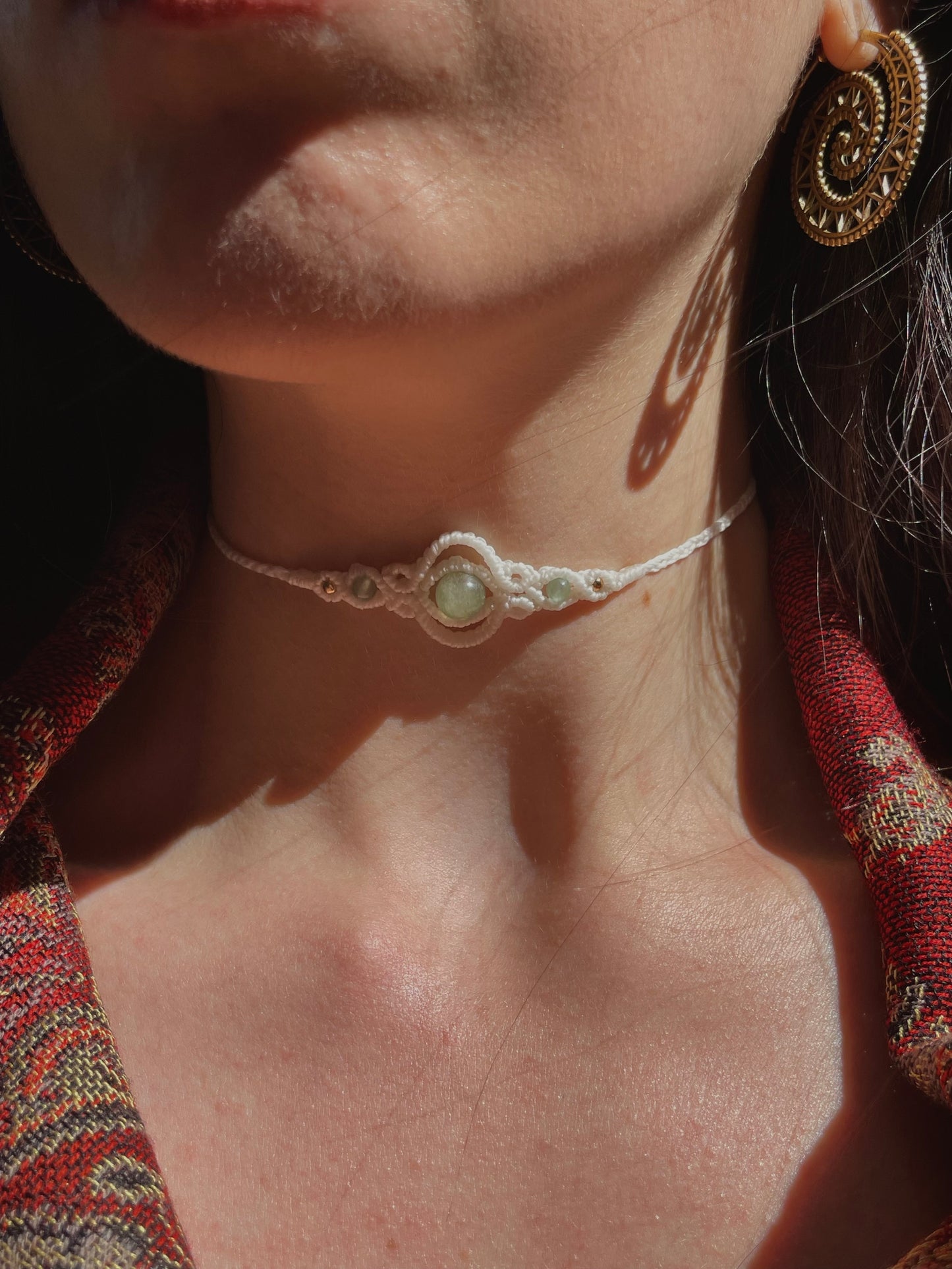 ‘Dittamo’ Choker con Avventurina Verde