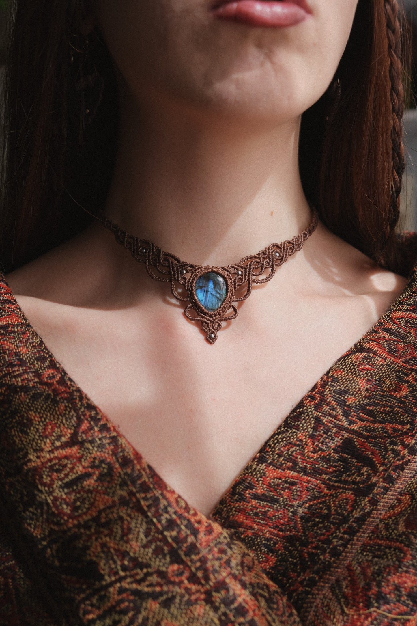 'Malva' Choker with Labradorite
