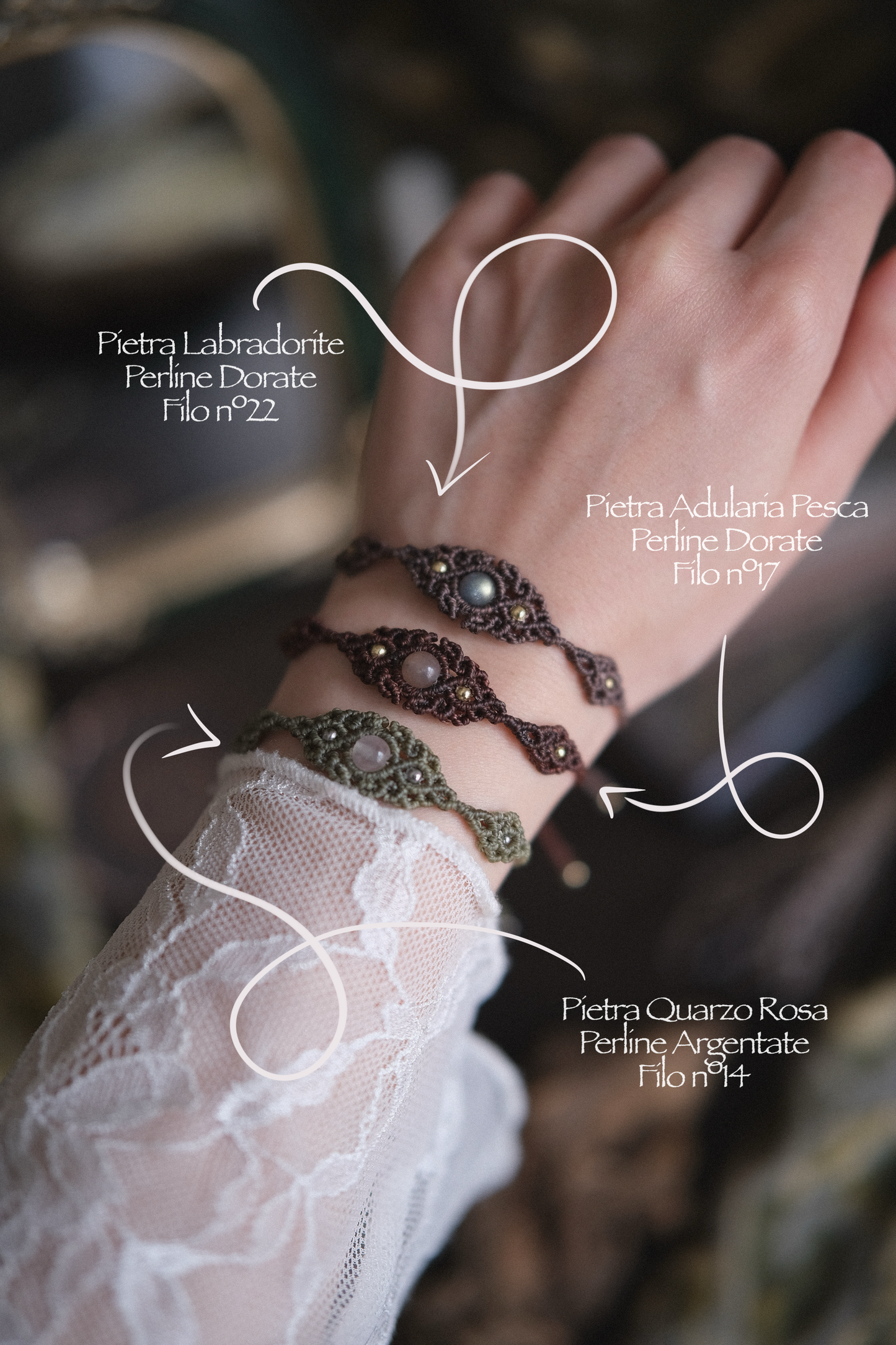 Crea il tuo bracciale ‘Lichene’