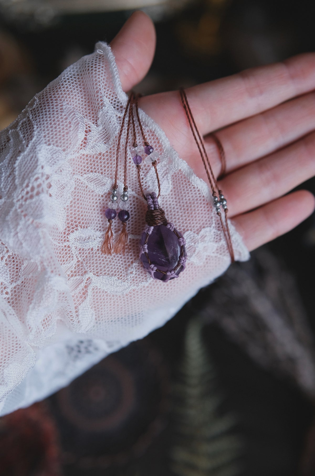 Anhänger mit Amethyst