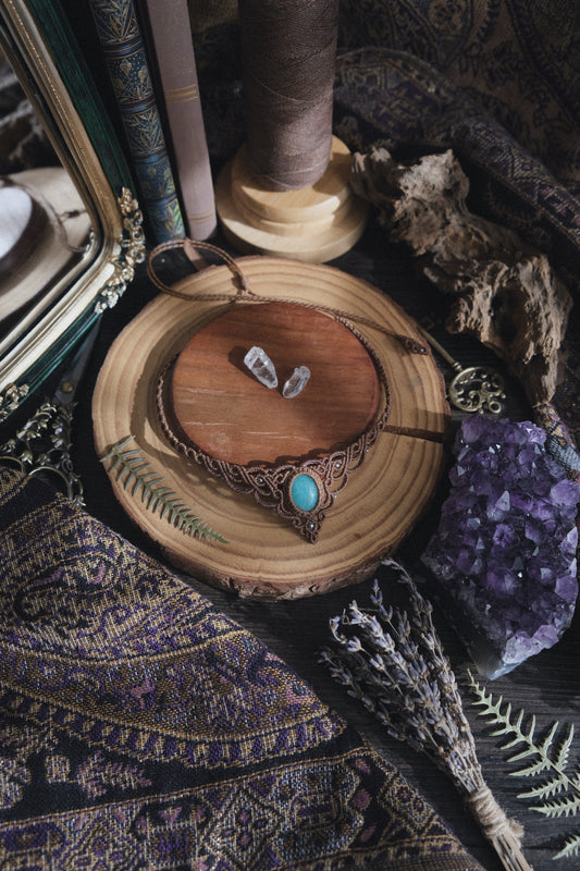 'Driade' Choker with Amazonite