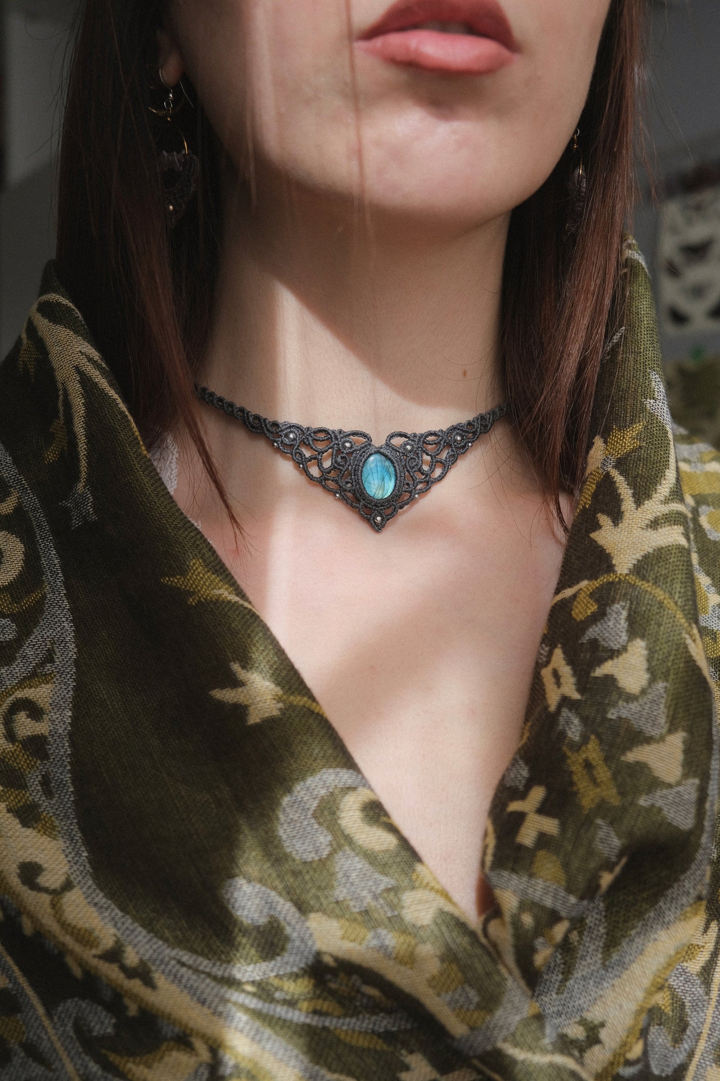 Girocollo ‘Salice’ con Labradorite