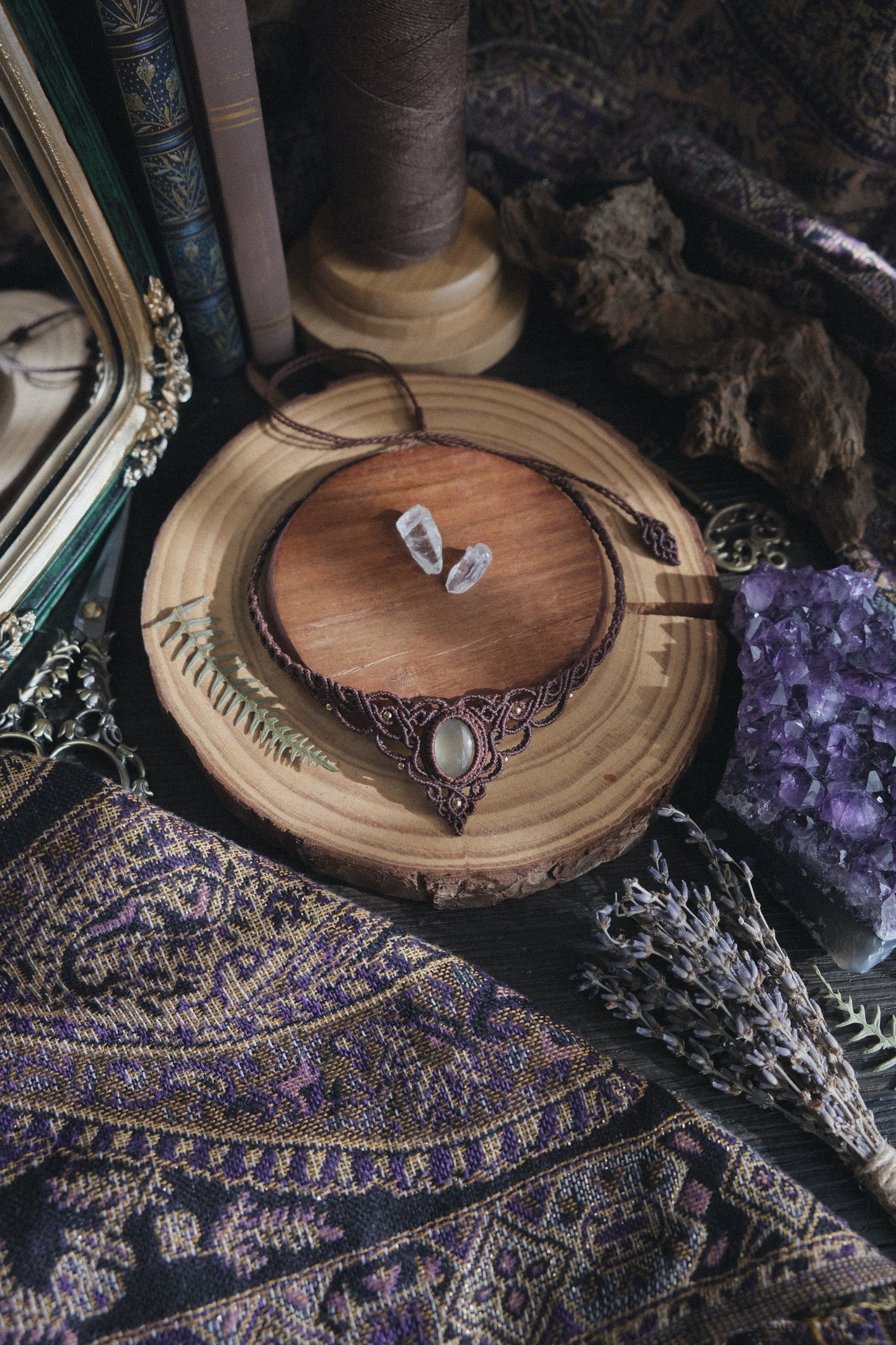 'Driade' Choker mit Prehnit