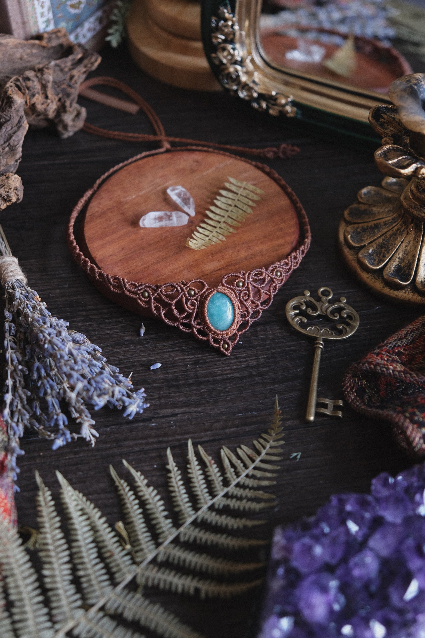 'Willow' Necklace with Amazonite