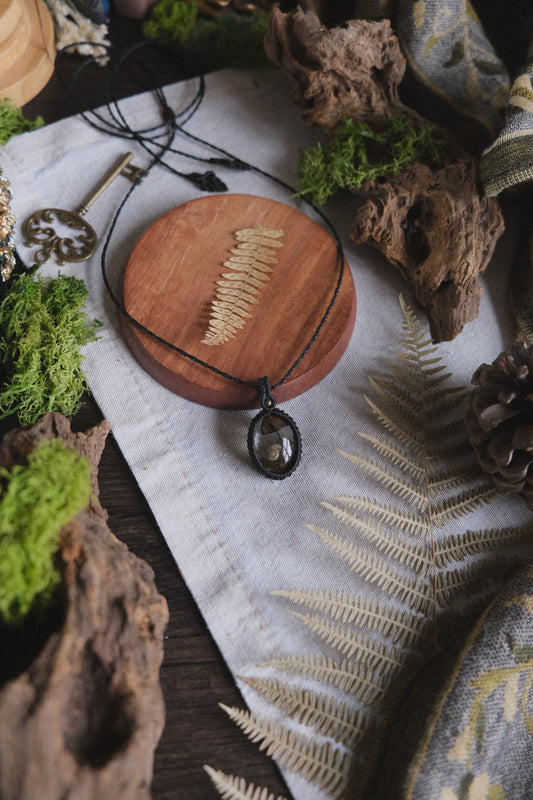 Undergrowth: macramé pendant