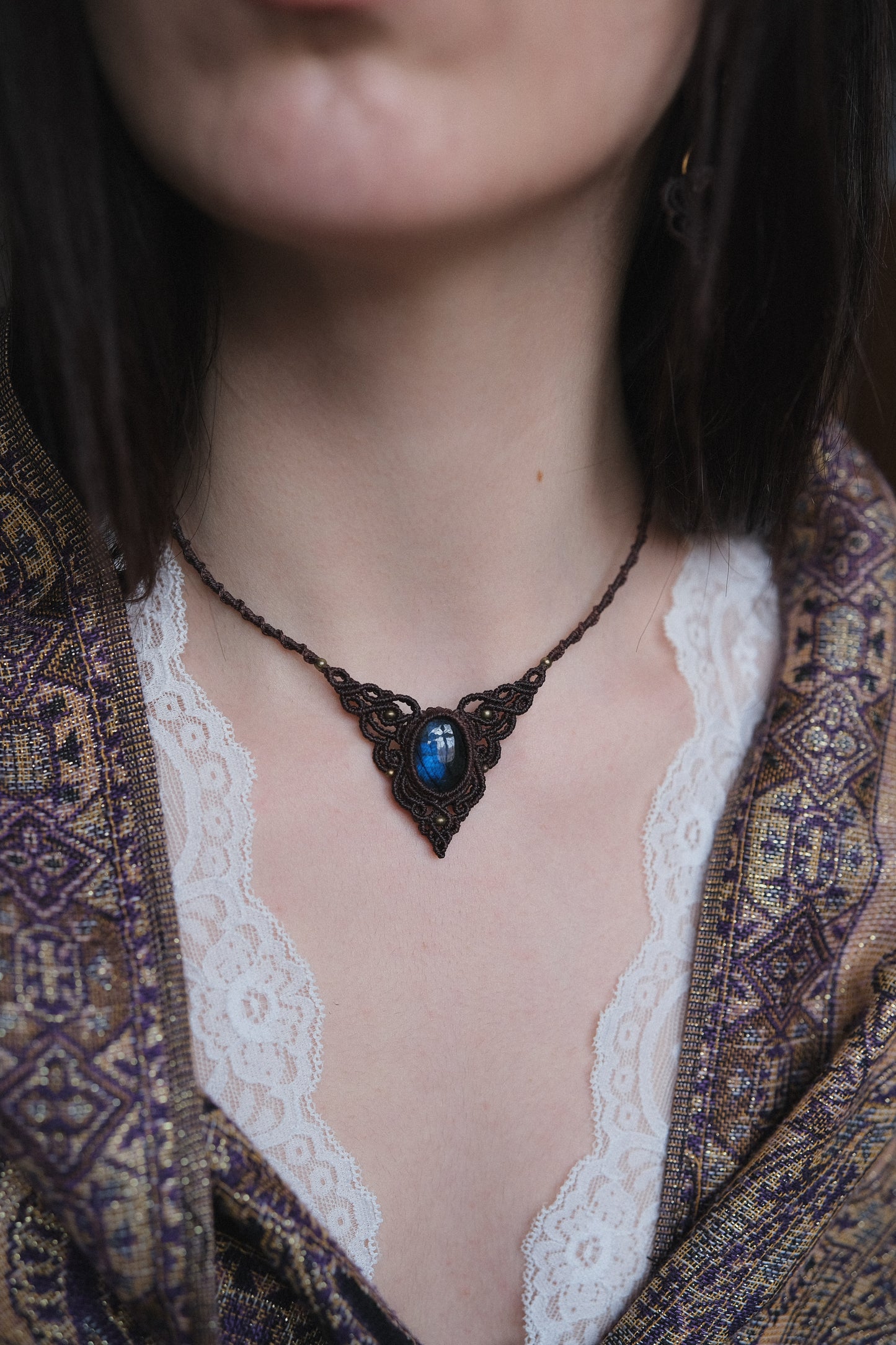 'Ithil' Choker with Labradoite